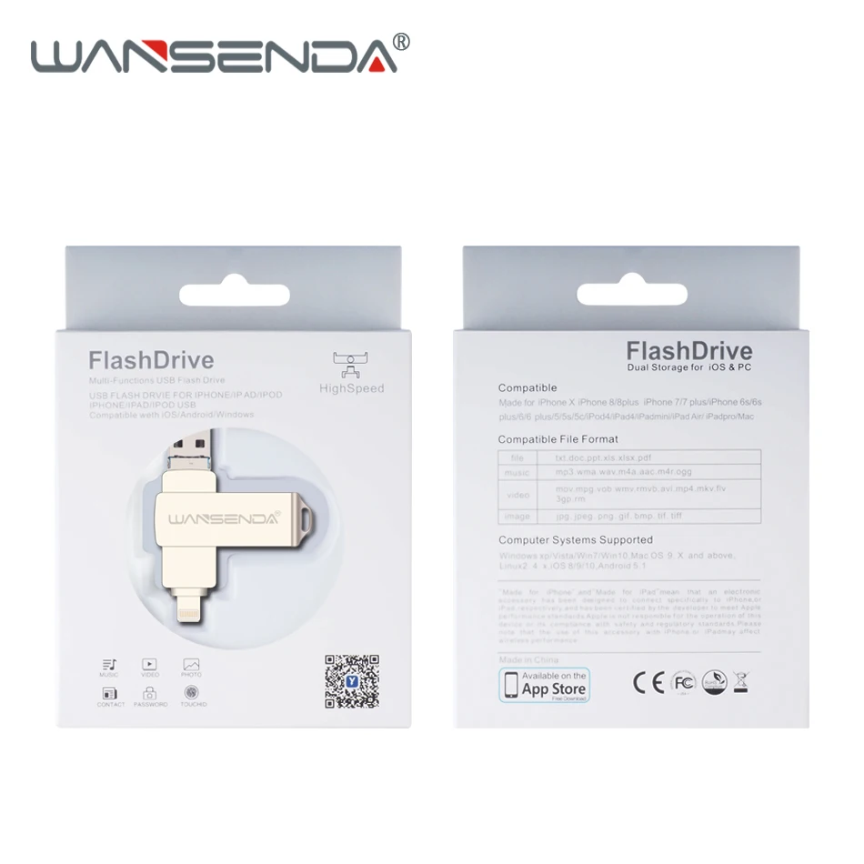 - Wansenda OTG USB 3, 0, - 128 , 64 , 32 , 16 , 3  1,  -  iOS/Android/PC, 3