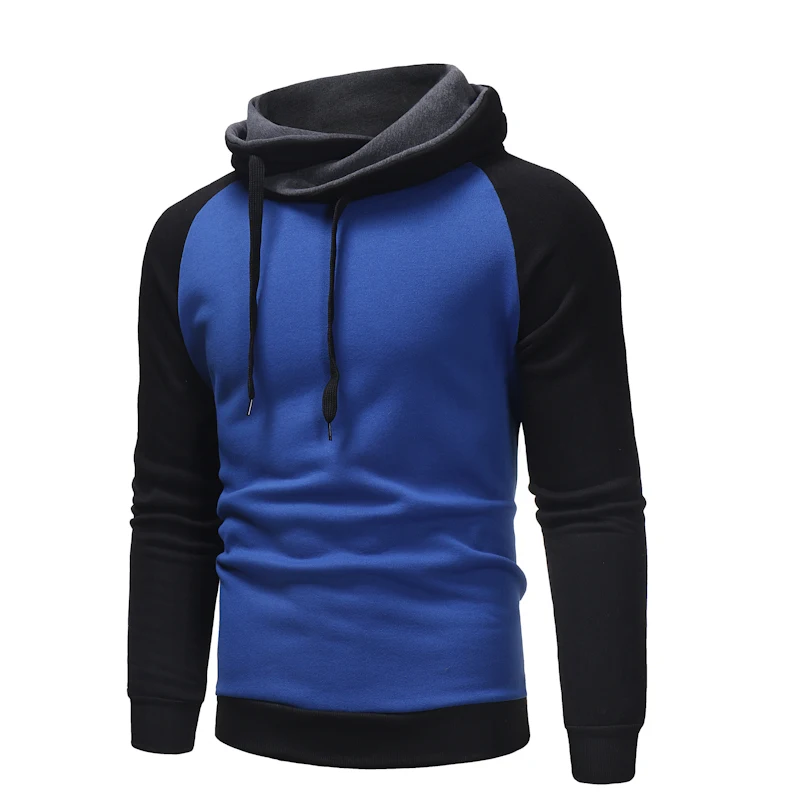 Casual Hoodies Men Autumn Fashion Brand Pullover Solid Color Turtleneck Sportswear Sweatshirt Men'S Tracksuits Moleton 3XL