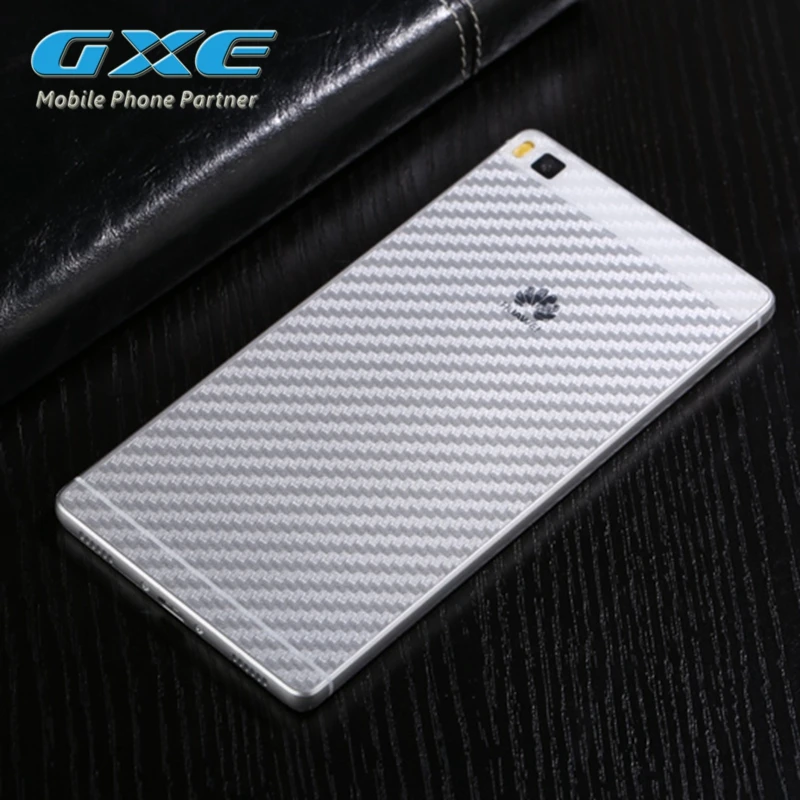 3D Carbon Fibre Skin Sticker (Not Tempered Glass Not Matte Glass)Back Film For Huawei P8 lite Max P7 P8lite 2017 | Мобильные