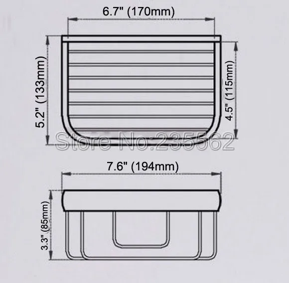 Однотонный латунный держатель для туалетной бумаги цвета розового золота в