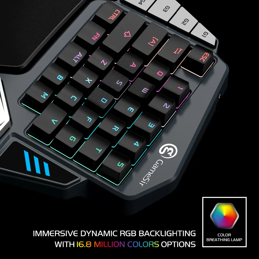 Механическая игровая клавиатура GameSir Z1 с красными переключателями Cherry MX