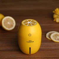 creative lemon humidifier diffuser mini usb desktop air humidifier led light mist maker for home office car sprayer