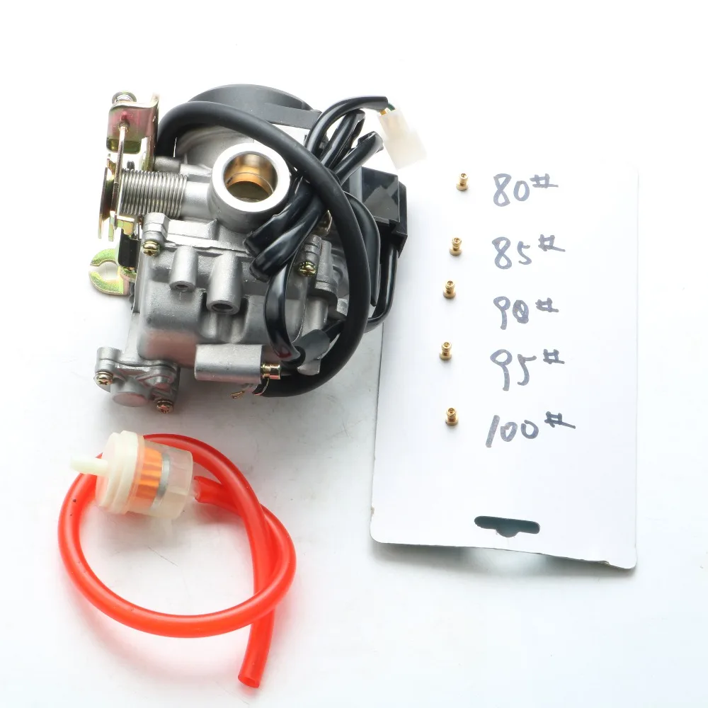 

19mm PD19J carburetor for GY6 50 139QMB QMA 4T + 80 # 85 # 90 # 95 # 100 # main hole