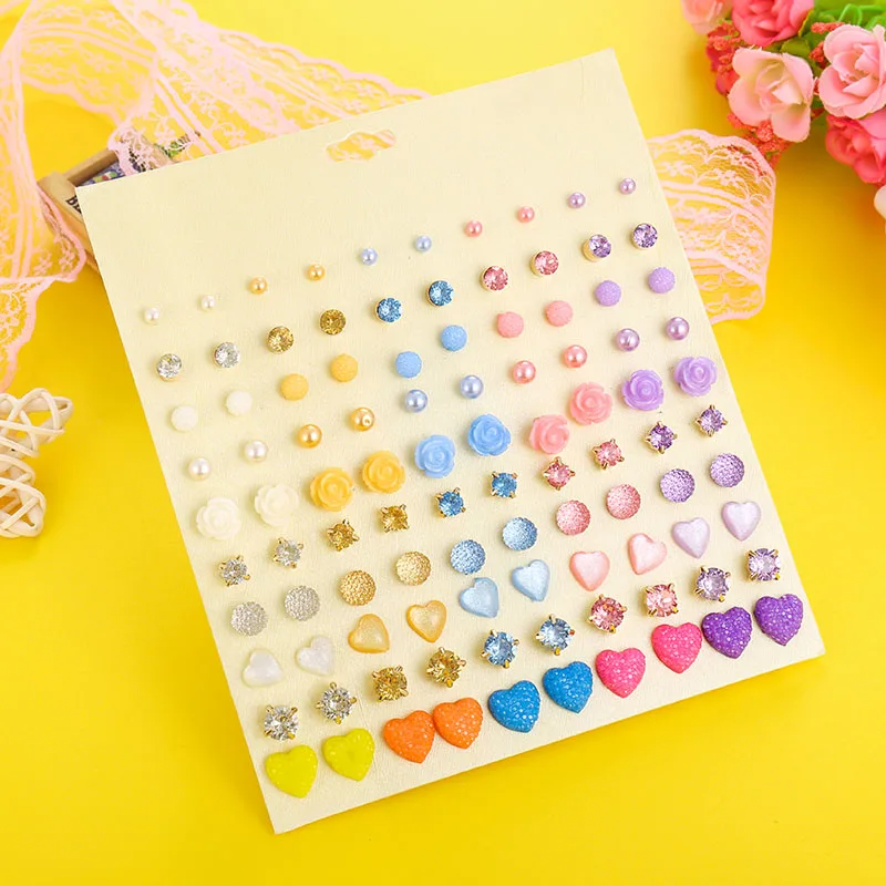 Женские серьги гвоздики с искусственным жемчугом в Корейском стиле модные