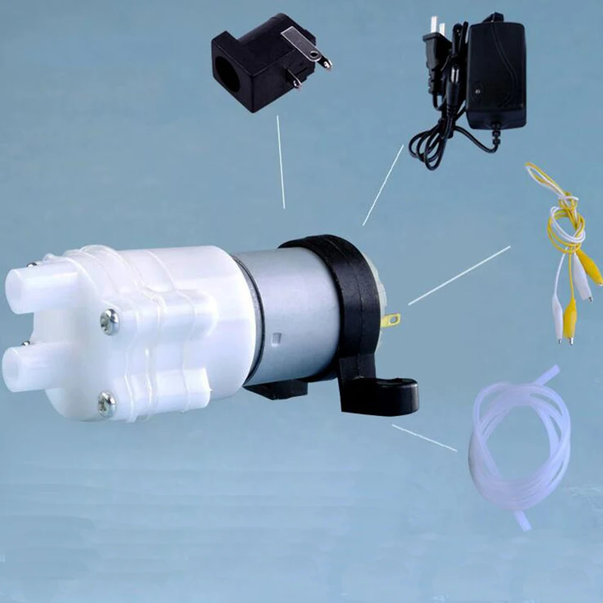1pc DC 12v Mini Micro Submersible Water Pump Low Noise Motor pump 1.5L/H 3 meters | Обустройство дома