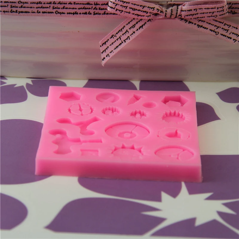 Filbake Одна деталь из механический винтовой серии торт кайма для мастики формы