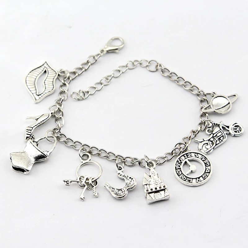 Браслеты с подвесками из мультфильма Рокки бюстгальтер Джанет высоким каблуком