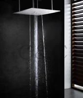 20 inch ceiling mounted stainless steel top shower bathroom swash and rain shower head