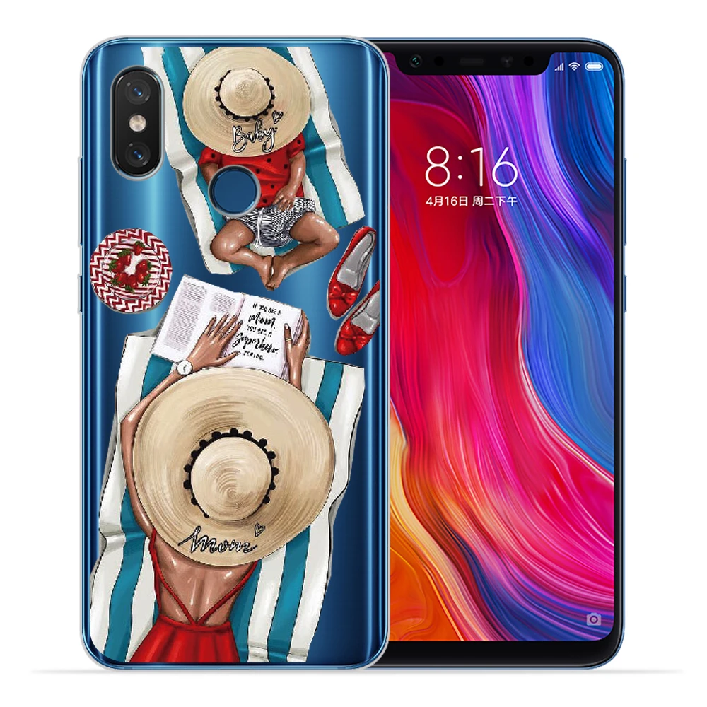 04 Новинка, сексуальные, для мамы и дочки Детские чехол для Xiaomi 5X6X8 A2 Lite Redmi 4X 4A 5A 5 Plus Note 7 4X 5A 5 6 iPad Pro 6 6A 6Pro Чехлы для телефона - Цвет: 04