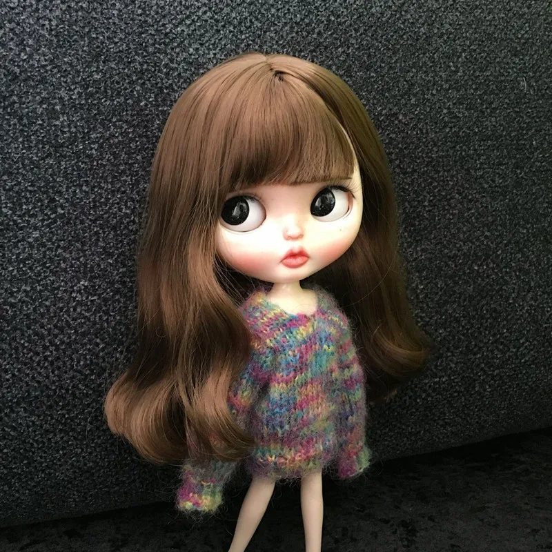 B237 Blyth кукла bjd одежда 30 см 1/6 куклы Azone аксессуары ручной работы цветной свитер 1