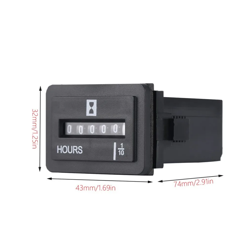 Промышленный таймер SYS/SYS 3/SYS 4/LY 748 2 &quot12 V 24 36 счетчик часов для тележки морской