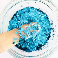 10g four star glitter diy crystal slime supplies ultra thin slices nails art tips box accessories decoration toys for kids
