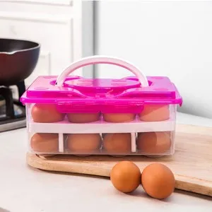 Контейнер для хранения яиц с 24 ячейками контейнер еды органайзер свежести