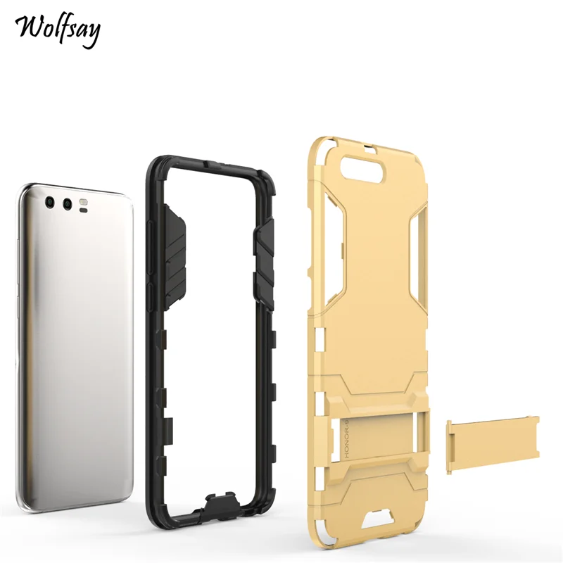 For Huawei Honor 9 Case Shockproof Robot Rubber Hard Back PC Phone Protective Cover |