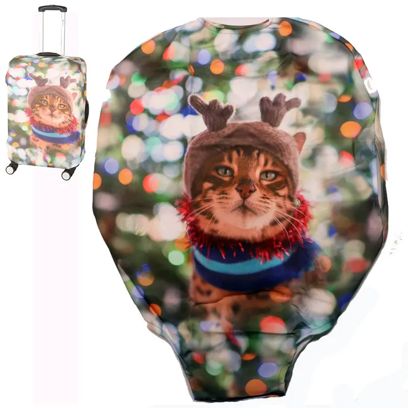 21 OKOKC розовый чемодан защитные шторки для багажника применяются к 18~ 30 дюймов случае эластичная Туристическая сумка крышка стрейч тележка пылезащитный чехол - Цвет: 21