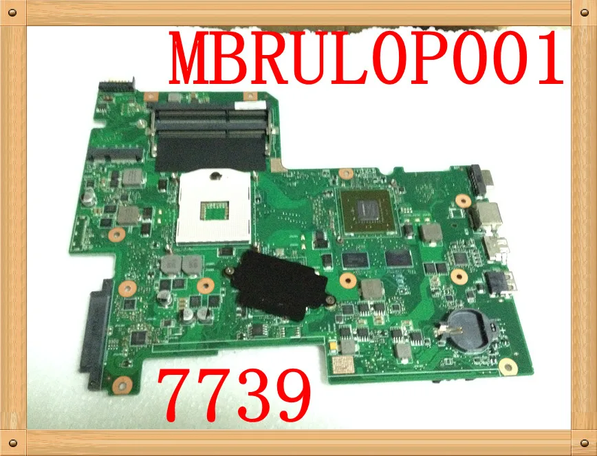 Оригинальная материнская плата для ноутбука ACER ASPIRE Серии 7739 MB.RUL0P.001 mбрюле 0p001 AIC70