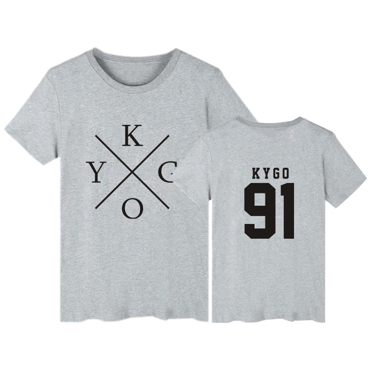 LUCKYFRIDAYF DJ Kygo Логотип Фан Клуб хлопковая футболка для мужчин с коротким рукавом хип хоп принт Повседневная футболка Homme мужские топы одежда