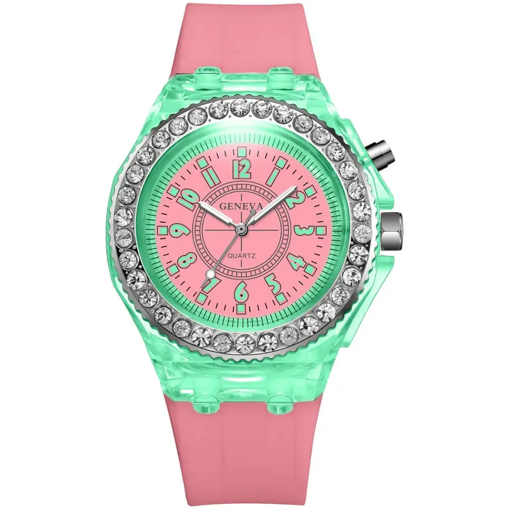 Новое поступление 2019 элегантные разноцветные Спортивные кварцевые наручные