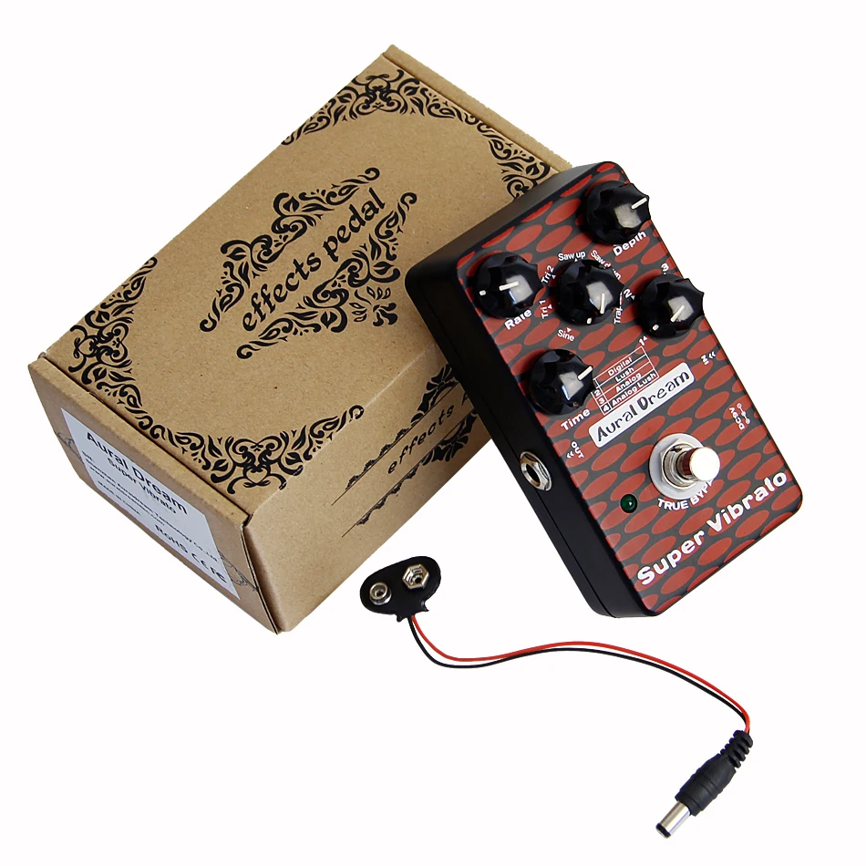 

Aural Dream Super Vibrato Digital Effects Pedal with 24 Arbitrary Vibratos