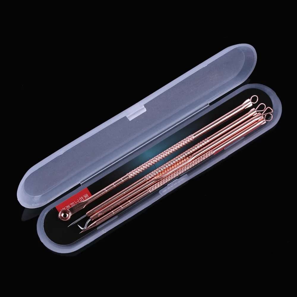 Популярные 4 шт./лот новейшая нержавеющая сталь игла для удаления акне удаление