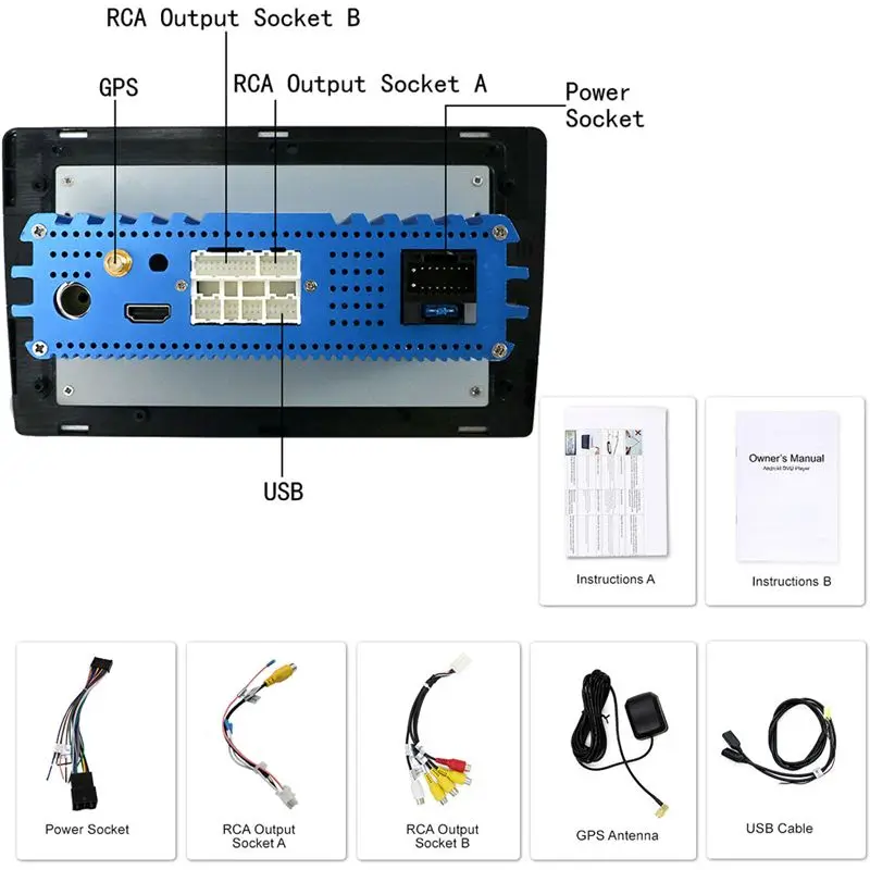 Gps навигация 10,1 дюймов 1 DIN 4+ 32G для Android 9,0 Автомобильный мультимедийный MP5 плеер 8 ядерный сенсорный экран синий зуб радио gps Carema