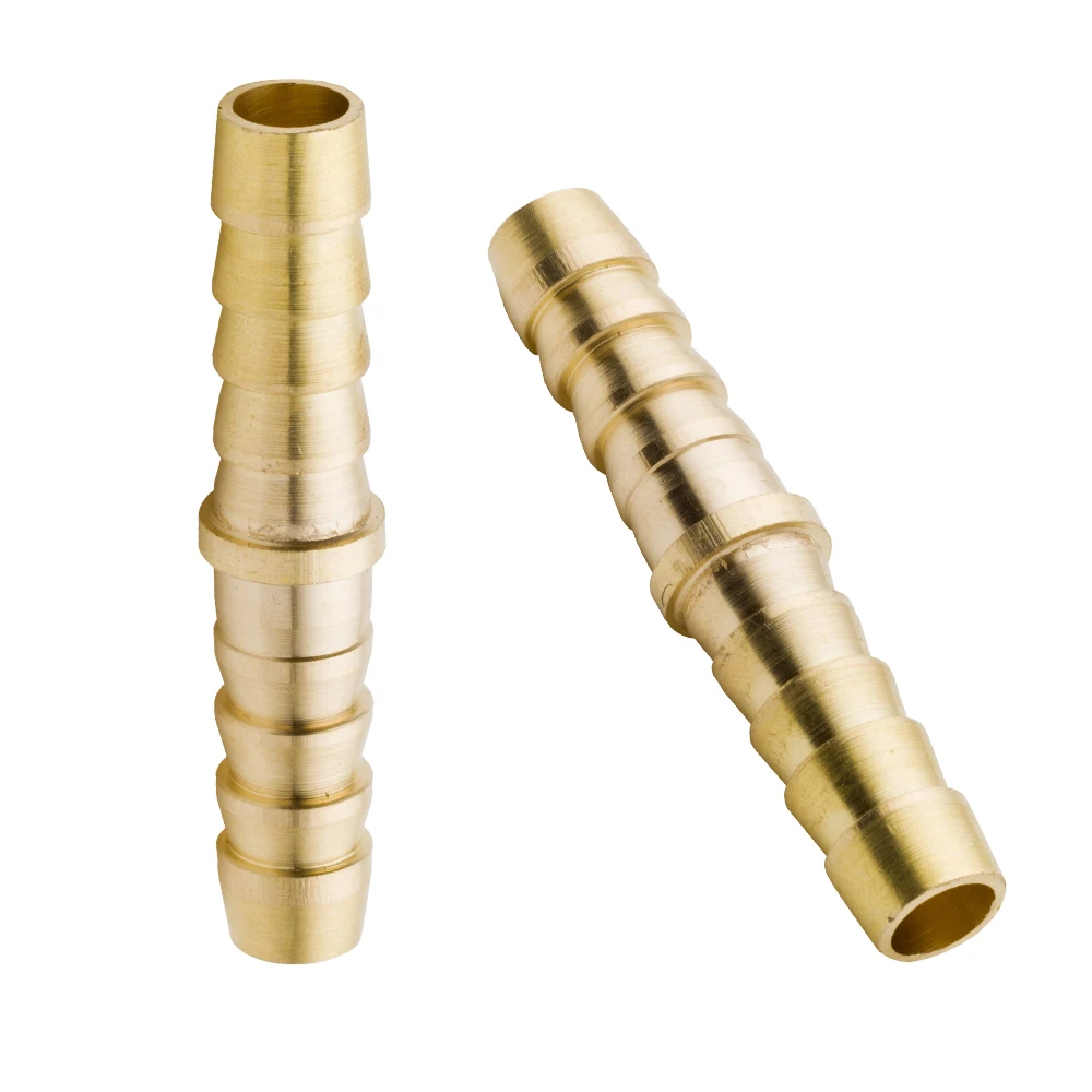 2 шт. 3/16 &quot1/4&quot 5/16 &quot3/8&quot 1/2 &quot5/8&quot Латунная Труба фитинг шланга Барб муфта