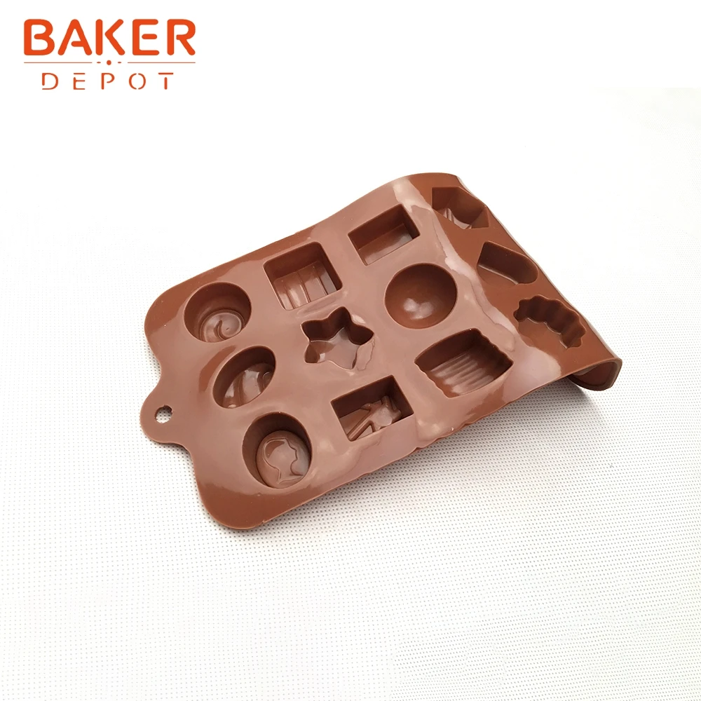 BAKER DEPOT силиконовая форма для шоколада выпечки Конфета Сладкая желе мыла льда