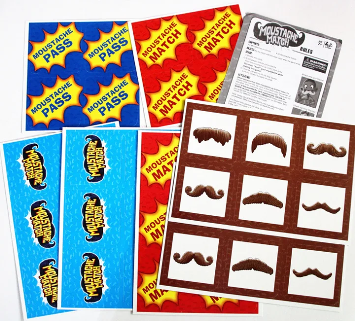 Забавная настольная игра с усами и английской инструкцией | Спорт развлечения
