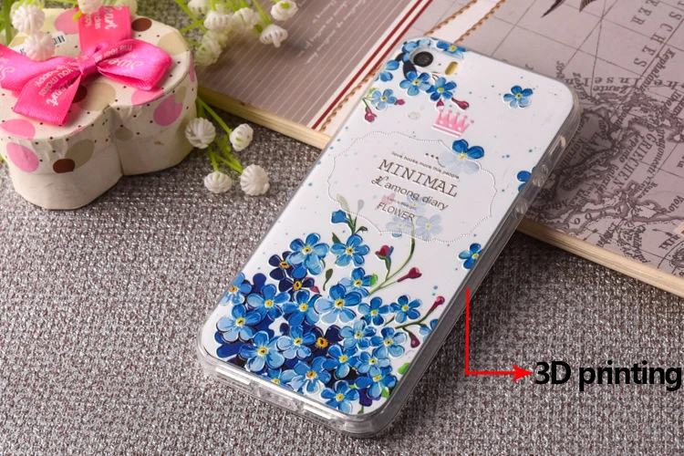 500 шт. мягкий чехол из ТПУ для Apple iPhone 7 с 3d тиснением задняя крышка 6 6plus 5 5S