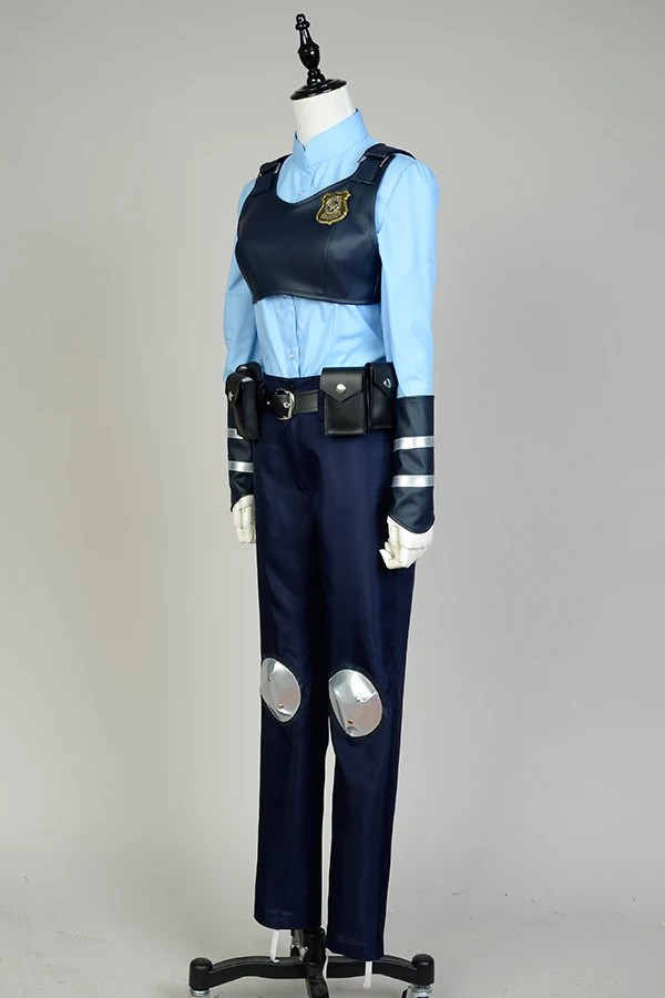 Костюм для косплея Джуди Хоппс из фильма кролик полицейский комплект униформы
