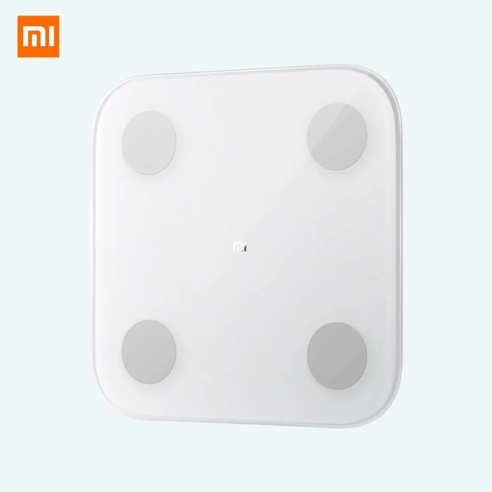 MI Mijia 2 0 Интеллектуальный Bluetooth весы для тела и жира Цифровые Смарт здоровья