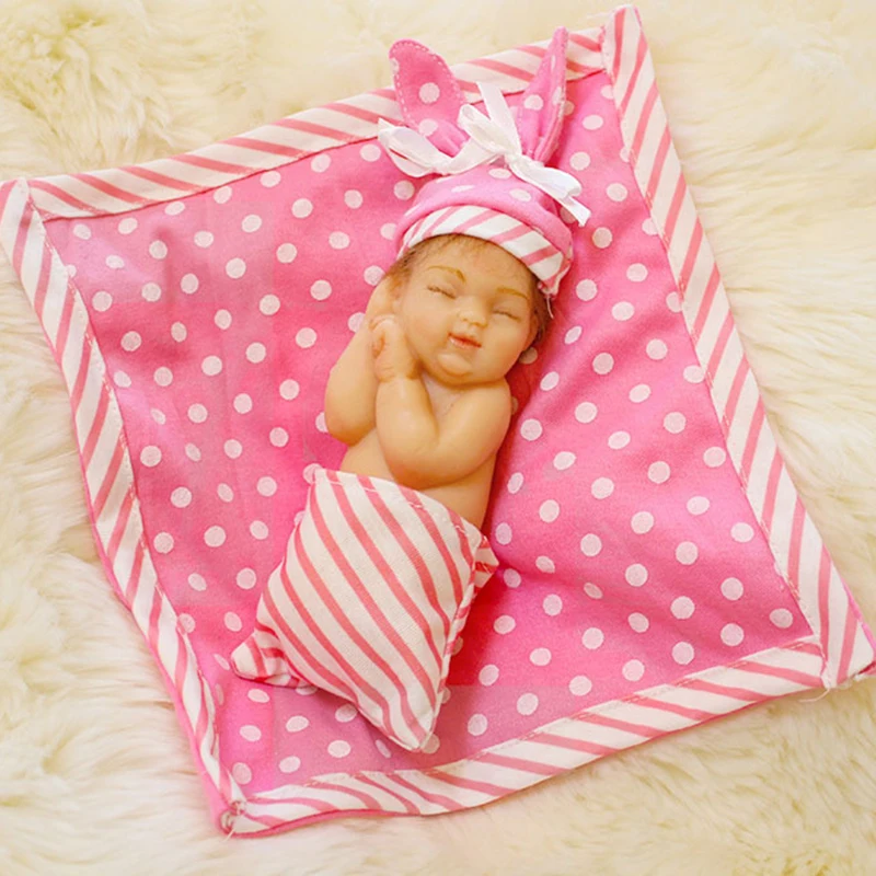 Маленькие куклы Мягкие силиконовые полный Reborn Baby Doll Игрушки для ванной Для детей