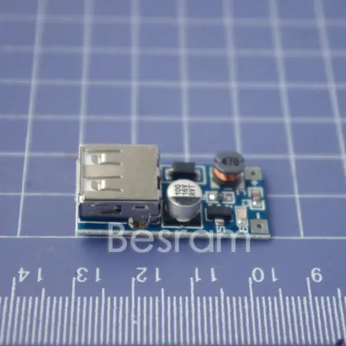 16 шт. DC USB 0 9 в 5в до 5В постоянного тока Повышающий Модуль питания мини PFM