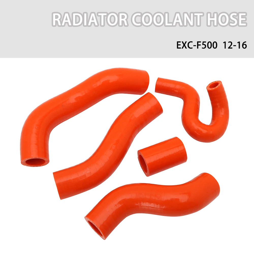 

Силиконовый радиатор охлаждения двигателя мотоцикла, шланги с усиленными охлаждающими веществами, комплект для KTM EXCF500 EXC-F500 EXCF 500 2012-2016