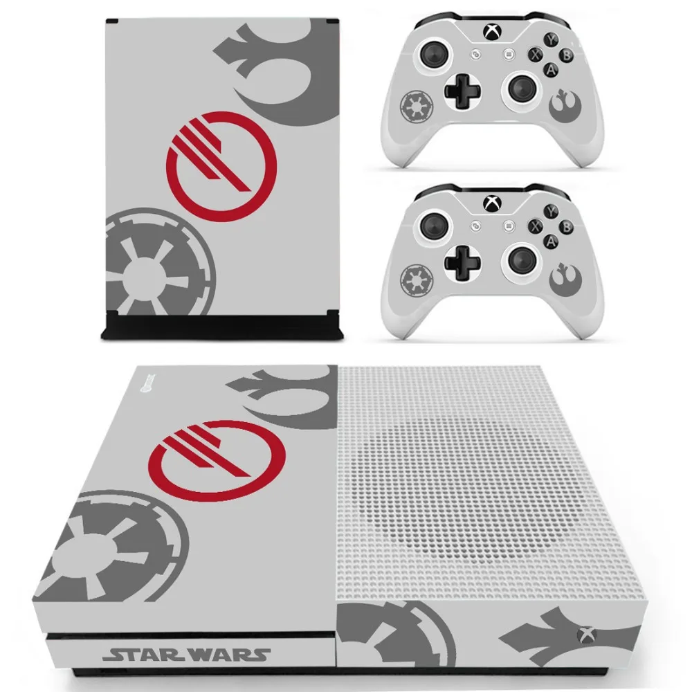 Звездные войны виниловая кожа наклейки для XBOX One S консоль с двумя беспроводными