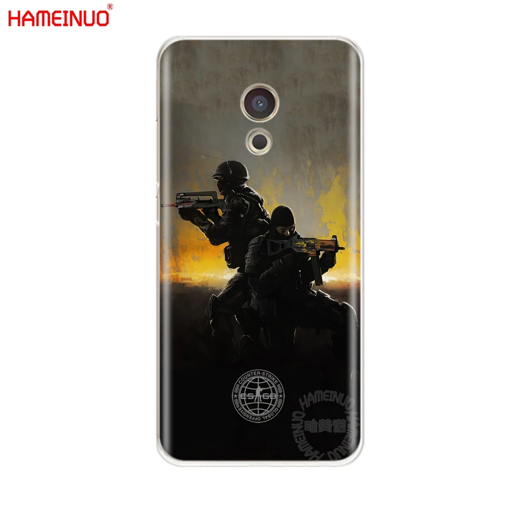 HAMEINUO Counter Strike cs go крышка чехол для телефона для Meizu M6 M5 M5S M2 M3 M3S MX4 MX5 MX6 PRO 6 5 U10 U20 note plus