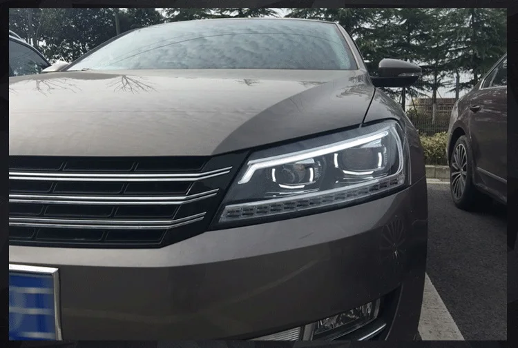 АКД стайлинга автомобилей фар сборки для VW Passat фары Bi-Xenon светодиодный фар B8 Дизайн светодиодный DRL HID передней аксессуары