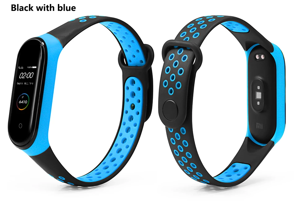 Спортивный ремешок BOORUI mi band 4, удобный ремешок pulseira mi band 4, аксессуары, силиконовый ремешок для xiaomi mi band 4