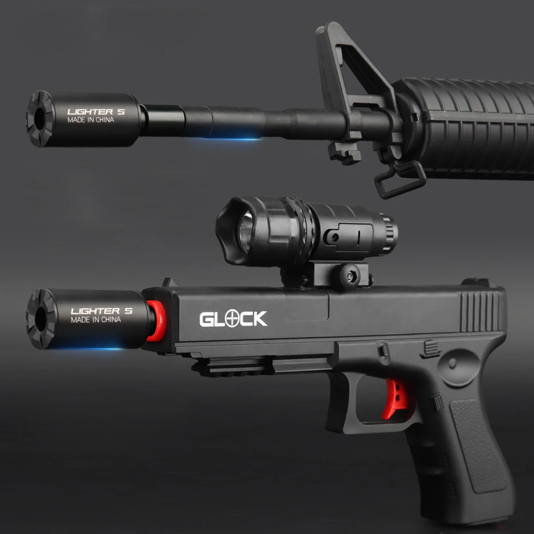 Модикер 2 шт. комплект для j11 ak47 WST высокой мощности флэш-баррель декоратор для 14 обратный резьбовой корпус для JM Gen.9 M4A1/10