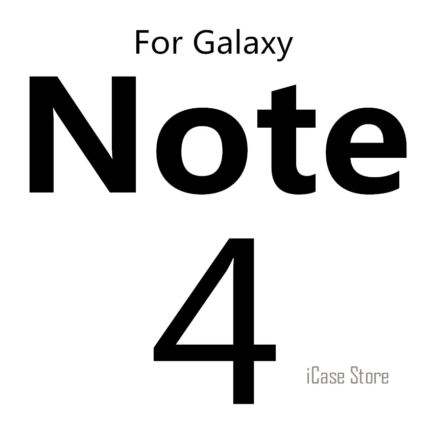 9 H Премиум закаленное Стекло Экран протектор для samsung Galaxy S3 DUOS S4 S5 Neo S6 A3 A5 A510F Примечание 2 3 4 5 защитная пленка - Цвет: NOTE 4