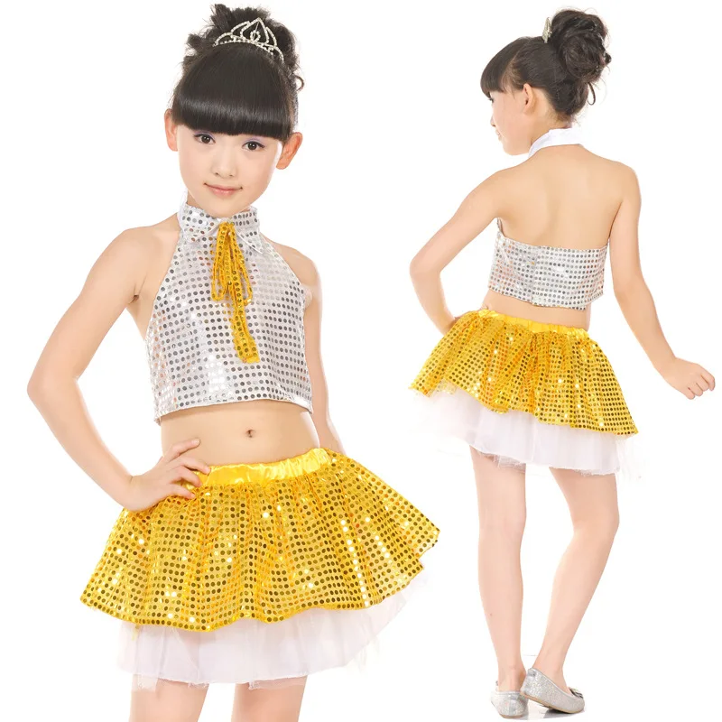 Детское платье для латинских танцев с блестками трико бальных девочек L076|costume