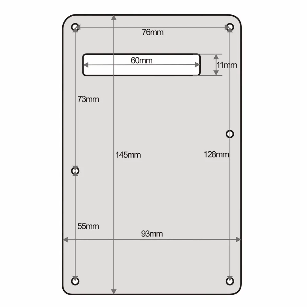 

Free shipping! 4Ply 8 screw hole Grey/White/Cream Pearl color Guitar Tremolo Cover Back Plate for ST Style Guitar replacement
