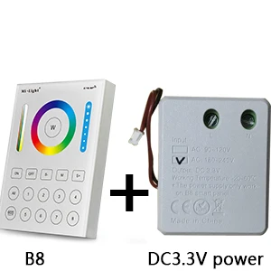 B8 and DC 3.3V power Mi светильник 9 Вт RGB+ CCT светодиодный садовый светильник DC24V/AC86~ 265 В IP65 водонепроницаемый наружный светодиодный светильник ing WiFi совместимый 2,4G беспроводной пульт дистанционного управления - Испускаемый цвет: B8 and DC 3.3V power