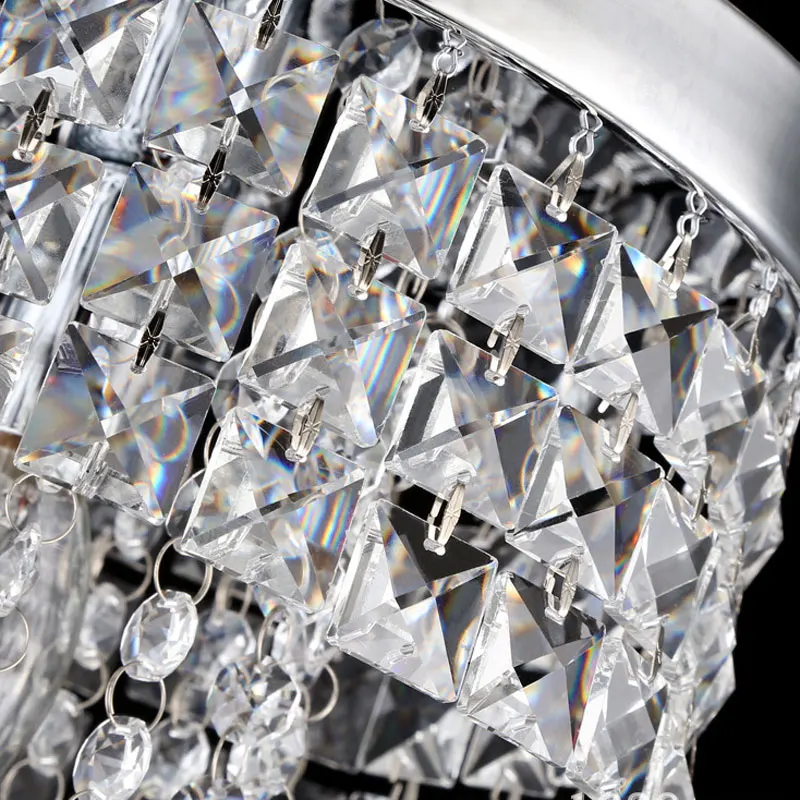 Мини Спиральная светодиодная Хрустальная Подвесная лампа Хрустальный подвесной