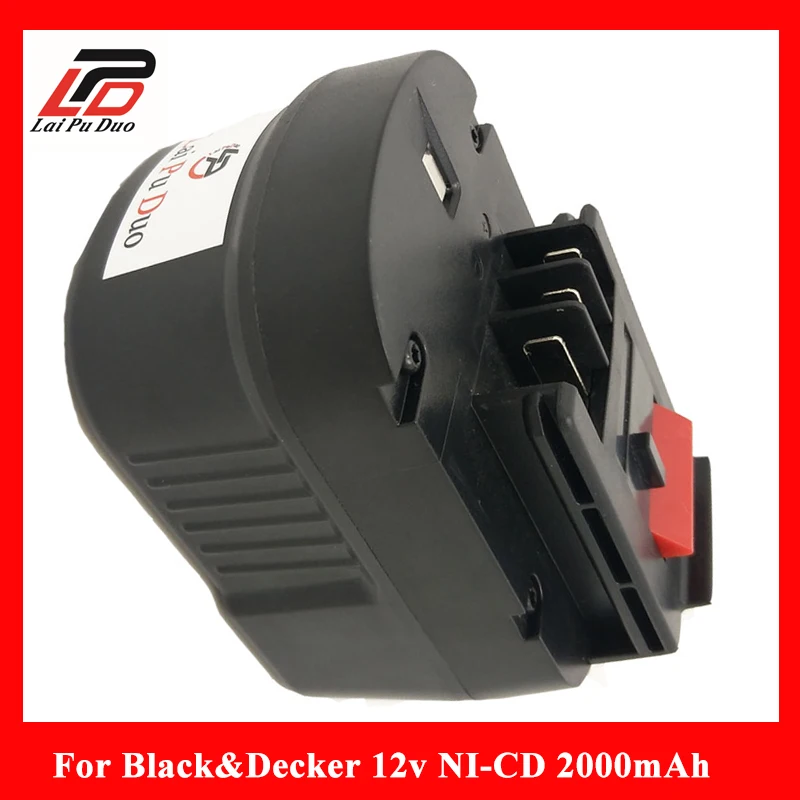 Сменная батарея Ower Tool для Black & Decker 12 в 2000 мАч A12 A12-XJ A12EX FS120B FSB12 HPB12 D12PSK BDBN1202 BDG1200K BDGL12K Сменная батарея Ower Tool для Black & Decker 12 в 2000 мАч A12 A12-XJ A12EX FS120B FSB12 HPB12 D12PSK BDBN1202 BDG1200K BDGL12K