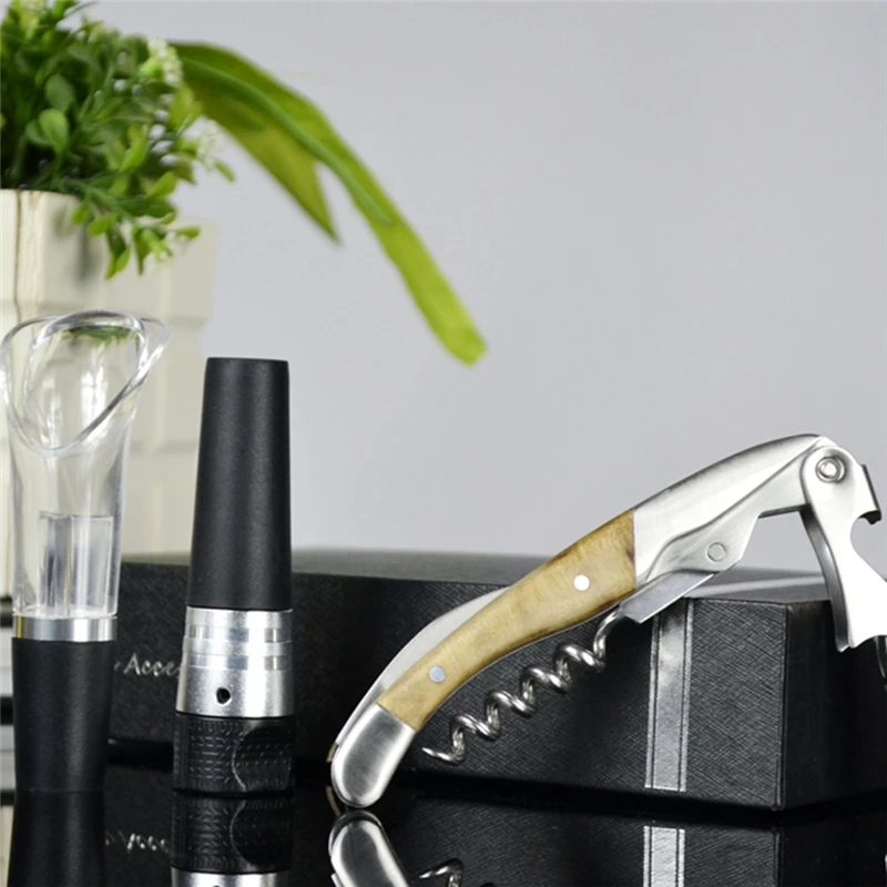 3 шт./компл. открывалка для красного вина из нержавеющей стали кольцо вилка