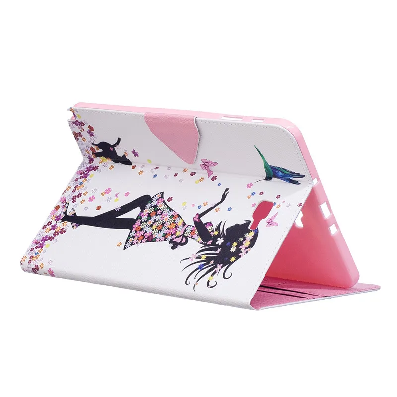Кожаный чехол Wekays для samsung Tab A6 с мультяшным котом для samsung Galaxy Tab A6 A 6 10,1 SM-P580 P585 чехол для планшета