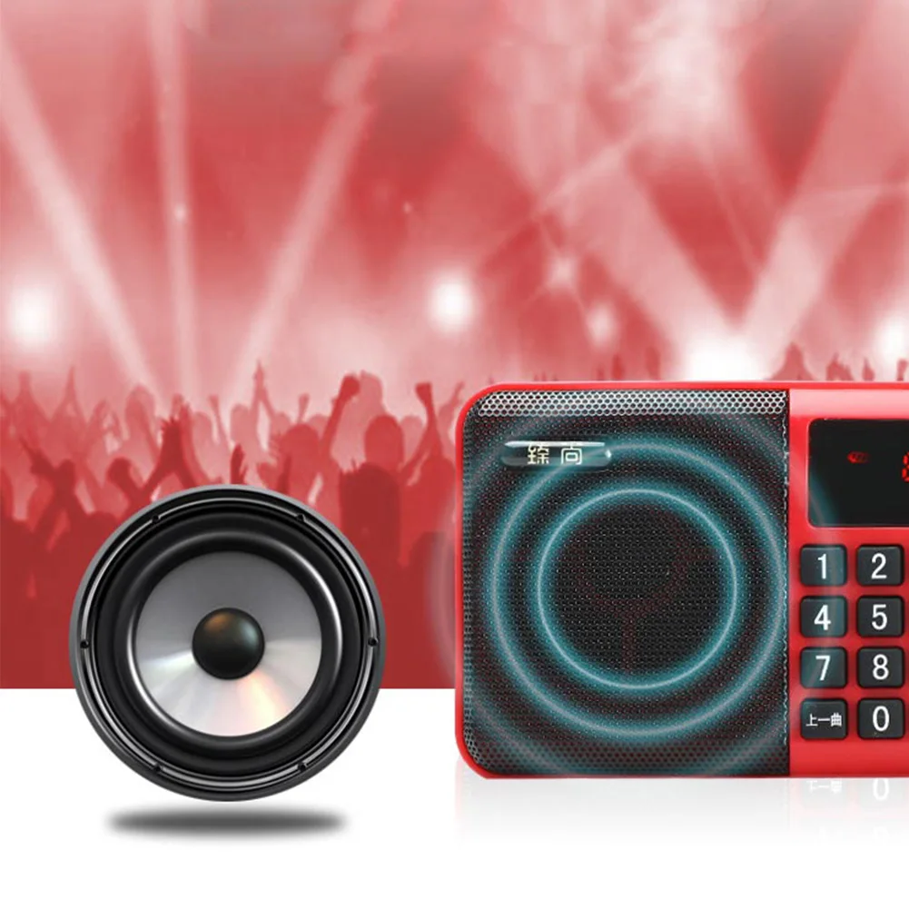 Многофункциональный Мини Ручной портативный цифровой FM usb зарядка музыкальный