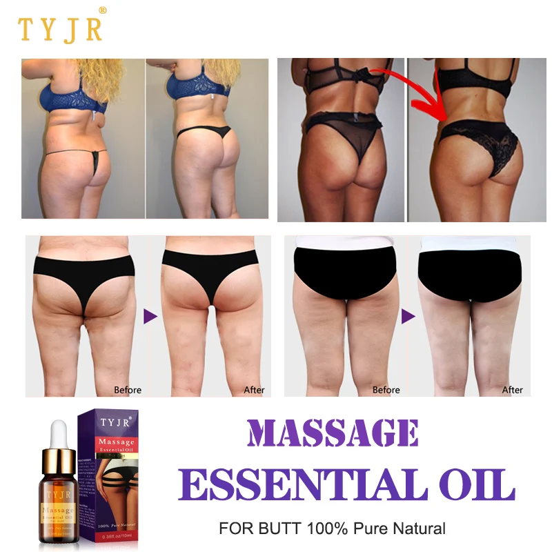 Масло Эфирное для массажа ягодиц увеличение крем целлюлита укрепляющий и