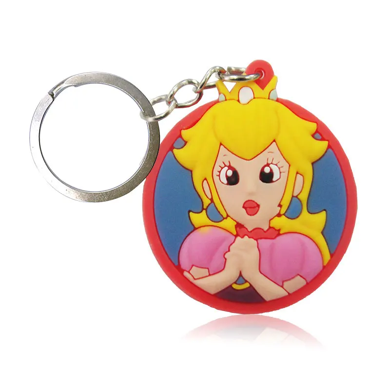 7009-04 20pcs 20 шт./лот, брелок из ПВХ с изображением героев мультфильма "Super Mario Bros", детский подарок, брелок для ключей, вечерние брелки, ювелирные изделия chaviro - Цвет: 7009-04 20pcs